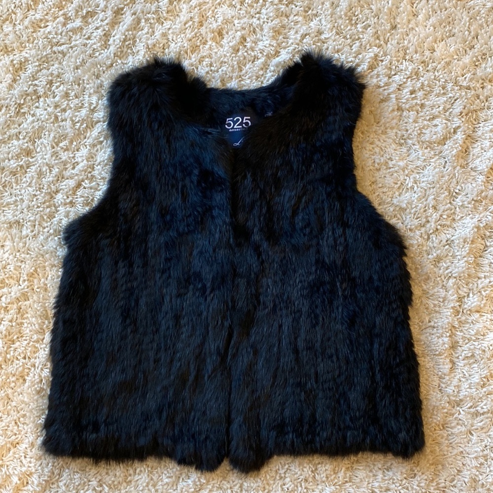 525 America - 100% Real Rabbit Fur Vest